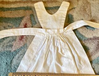 Gorgeous Antique Cotton Pinafore For French Or German Bisque Doll 2