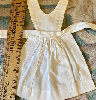 Gorgeous Antique Cotton Pinafore For French Or German Bisque Doll 3