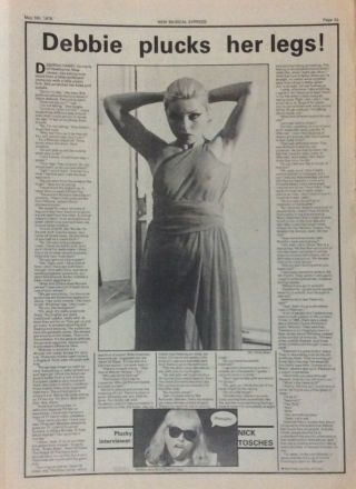 Debbie Harry - Blondie - Nme Interview - 1979
