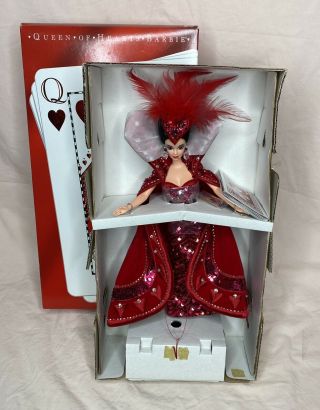 1994 Queen Of Hearts Barbie Doll - Bob Mackie Designer - Mib - Poker/playing Cards