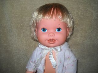 Vintage 1978 Kenner Baby Teefoam Doll Drink & Wet,  Care For Diaper Rash Gmfgi