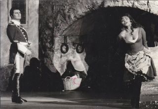 Opera Singer Postcard Grace Bumbry And Jon Vickers In Carmen Salzburg 1966