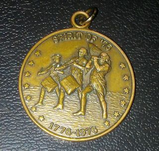 Spirit Of ‘76 United States Bicentennial Coin Fob Medal 1776 - 1976 Eagle Flag