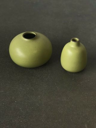 Heath Ceramics Bud Vase Set Green