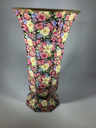 Royal Winton Grimwades England Florence Chintz Limited Edition Porcelain Vase