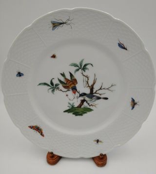 Ceralene A.  Raynaud Limoges Les Oiseaux The Birds 10 3/4 " Dinner Plate " No 2 "