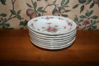 8 - Vintage Sango Dresdenia Made In Occupied Japan - Rimmed Soup Bowls