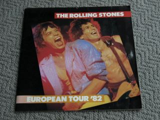 Rare 1982 The Rolling Stones European Tour Concert Programme Vintage Retro Book