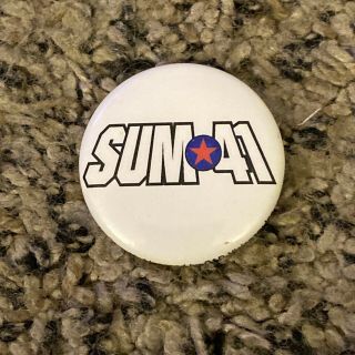 Sum 41 Metal Button Pin Pinback Logo 2001 | 2 - Inch Button