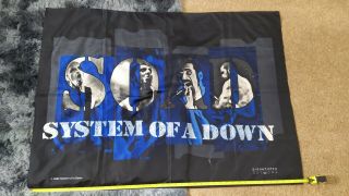 Vintage System Of A Down Rock/heavy Metal Textile Poster Flag