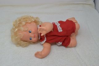 Vintage Crawling Baby Doll,  Mattel,  1974