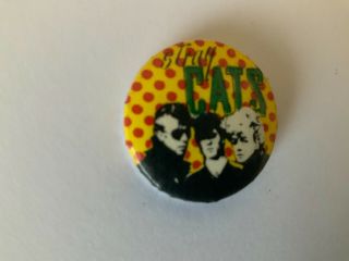 Button Pop Badge From The 80s Stray Cats By Banbury Badges Uk