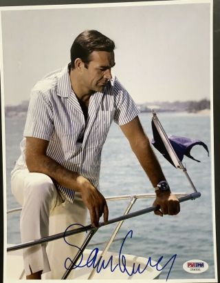 Sean Connery Signed Photo 8x10 James Bond Autograph Indiana Jones Psa/dna Color