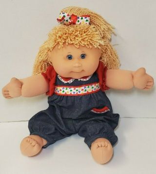 2004 Play Along Cabbage Patch Kid Doll - Blonde Popcorn Hair,  Blue Eyes