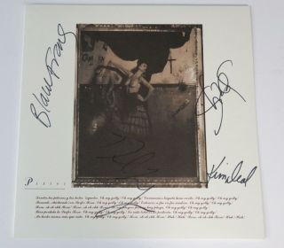 Black Francis Pixies Signed Autograph " Surfer Rosa " Album Vinyl Lp By All 4