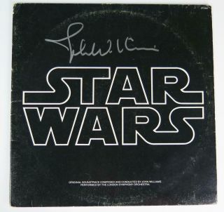 John Williams Star Wars Signed Autograph " A Hope: Episode Iv " Album Vinyl Lp