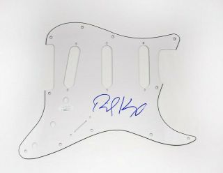 Billy Idol Autographed Signed Guitar Pickguard Certified Authentic Jsa Aftal