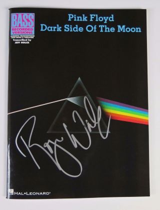Roger Waters Pink Floyd Signed Autograph " Dark Side Of The.  " Sheet Music Fa Loa