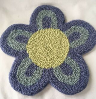 American Girl Doll Retired Purple Flower Rug Only For Trundle Bed / Armoire 2002