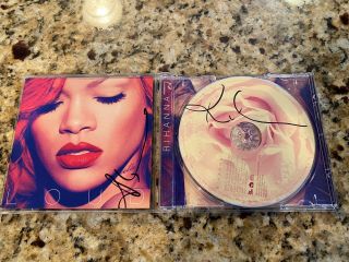 Rihanna Fenty Loud Cd & Cover 2x Twice Hand Signed Autograph Gai Authentic
