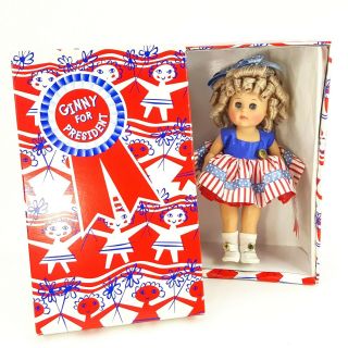Vogue Ginny For President 8 " Doll The Land I Love Patriotic Dress W/ Tag 0gc05