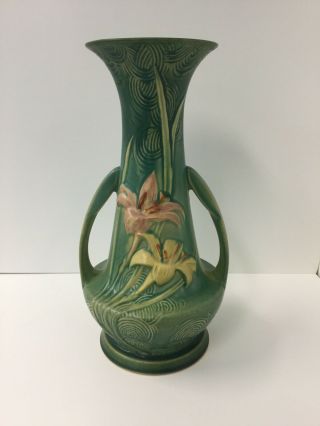 Roseville Green Zephyr Lily Vase 140 - 12