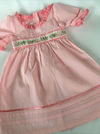 American Girl Caroline Abbott Retired Pink Meet Outfit Dress Only