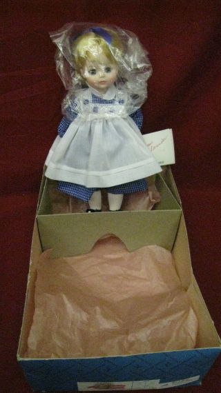 Vintage Madame Alexander Doll Polly Ana With Box & Tag 53
