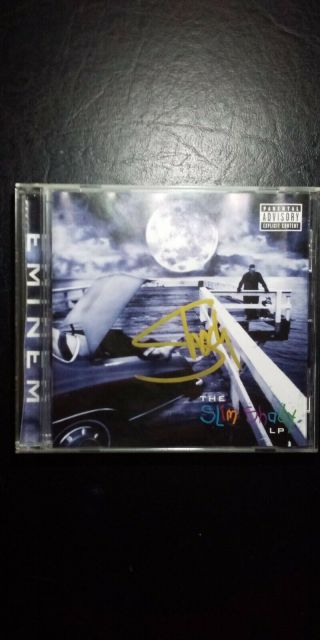 Eminem Autograph - The Slim Shady Lp - Signed Cd