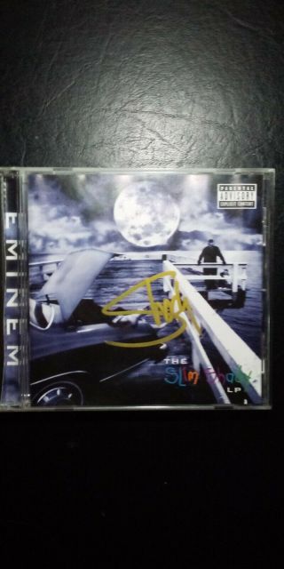 Eminem Autograph - THE SLIM SHADY LP - Signed CD 2