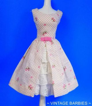 Barbie Doll Garden Party 931 Dress Minty Vintage 1960 