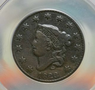 1823/2 N - 1 Large Cent Anacs F15 7134330