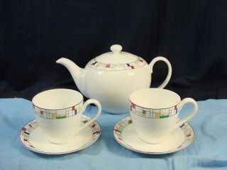 Lenox Kate Spade Gramercy Park Tea Set Teapot Teacup