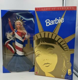 Statue Of Liberty Barbie Doll Fao Schwartz 1995 14664 Limited Edition Doll