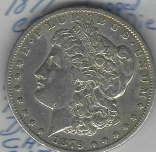 1879 - Cc Morgan Silver Dollar Capped Cc Xf