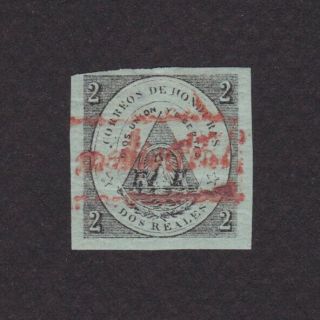 Honduras 1877,  Sc 3,  Cv $70,  Mh