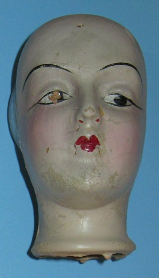 Antique Vintage " Anita " Type Boudoir Bed Doll Compo Head Shank Neck 2020 - A - Sr