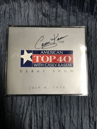American Top 40 Debut Show Cds Autographed By Casey Kasem July 4,  1970