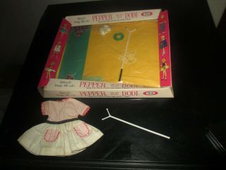 Vintage Ideal Tammy Sister Pepper Outfit Happy Holiday Shuffle Board Accessories