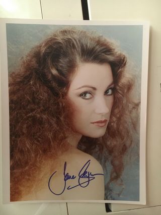 Jane Seymour Signed Autograph Pretty 8x10” Photo Live And Let Die James Bond