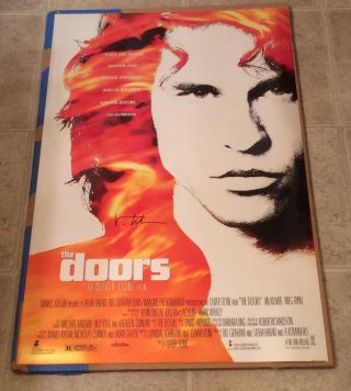 Val Kilmer Autographed The Doors Movie Poster 20x30 Photo