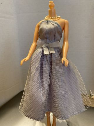 Vintage Barbie Clone Outfit MADDIE MOD SHILLMAN BLUE FORMAL 1960’s 2