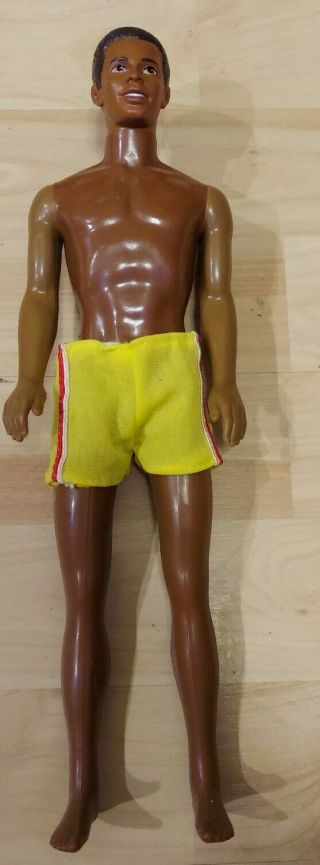 Vintage Steven African American Black Mattel Inc 1987 Ken Island Fun Barbie