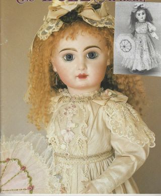 28 " Antique French Tete Jumeau Arielle Doll Dress/underwear/shoe Sock Wig Pattern