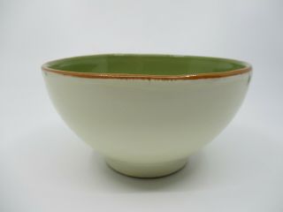 Vietri Cucina Sage/cream Cereal Bowl - 6 X 3 1/4 " - 0712i