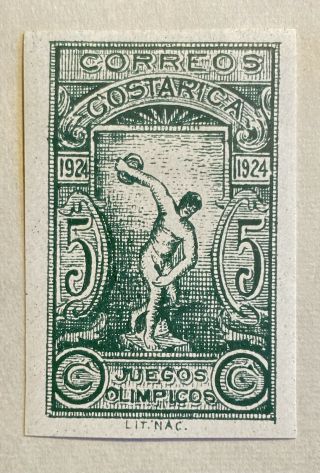 1924 COSTA RICA ATHLETIC GAMES Stamps Sc B2 - B4 - Set of 3 Stamps 2