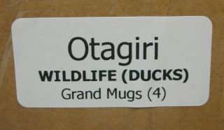 Otagiri WILDLIFE (DUCKS) Grand Mugs SET OF FOUR More Items Available 3