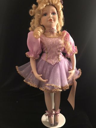 Collectible Memories Porcelain Ballerina Doll - Elise