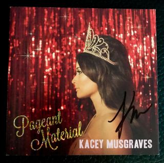 Kacey Musgraves Signed/autographed Pageant Material Cd Booklet