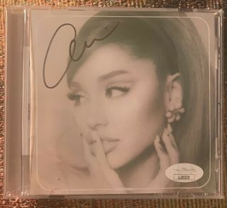 Ariana Grande Signed Positions Cd With Jsa